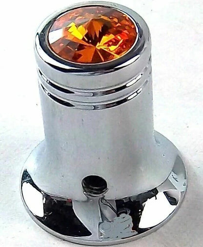 CB Radio Knob for Cobra Channel Selector (HTS#5566A) Amber Jewel Chrome