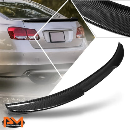 Carbon Fiber V-Style Rear Trunk Lid Spoiler for GS430 GS450H GS460 (2006–2011)