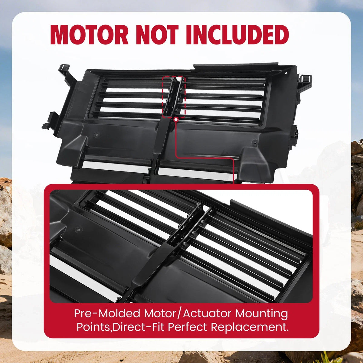 Front Radiator Active Grille Shutter for Ford Focus (2012–2018) CM5Z8475A