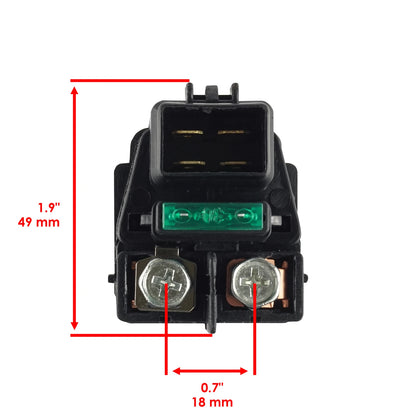 Starter Solenoid Relay for Arctic Cat 400 2X4 (1998–2003) RE157, 3530001, 3180026E00