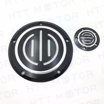 Black Derby Timer Cover for Harley Dyna Sportster XL 883 1200 (2004–2023)