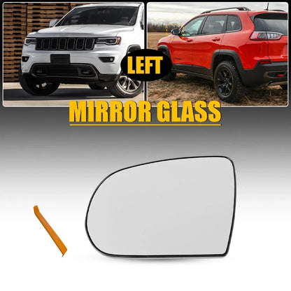 Driver Left Side Mirror Glass for Jeep Cherokee (2014–2023) 68228911AA