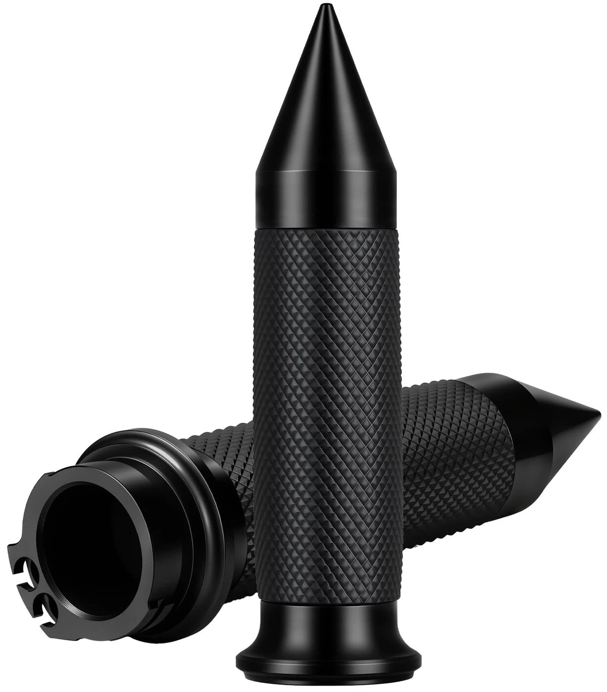 1 Inch Hand Grips for Motorcycle Handlebar (1 Inch, Black)