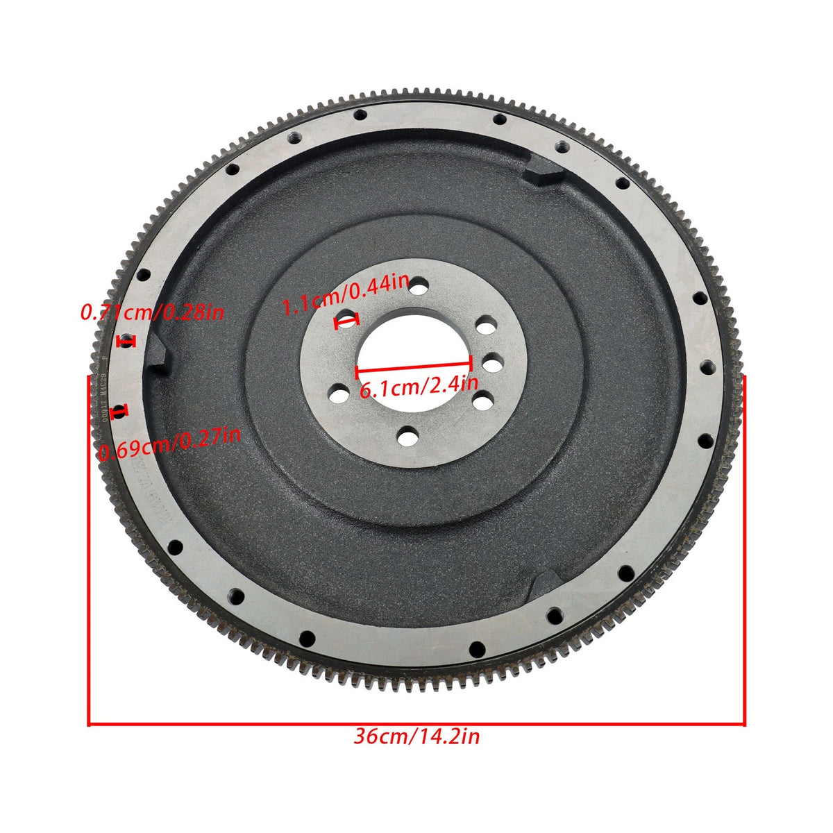 Clutch Flywheel for Chevy C10 C20 C30 K10 Suburban G10 P20 Malibu (BCK97955K)