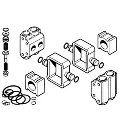 Hydraulic Pump Repair Kit for Massey Ferguson 35 65 135 150 165 175