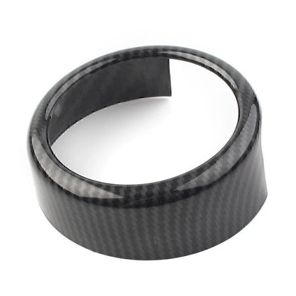 Carbon Fiber Front Grille Emblem Ring for Alfa Romeo Giulia (2017–2020)