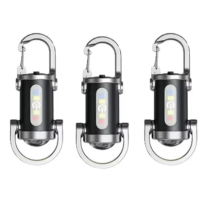 3X LED Keychain Light for Camping, Waterproof Pocket Torch