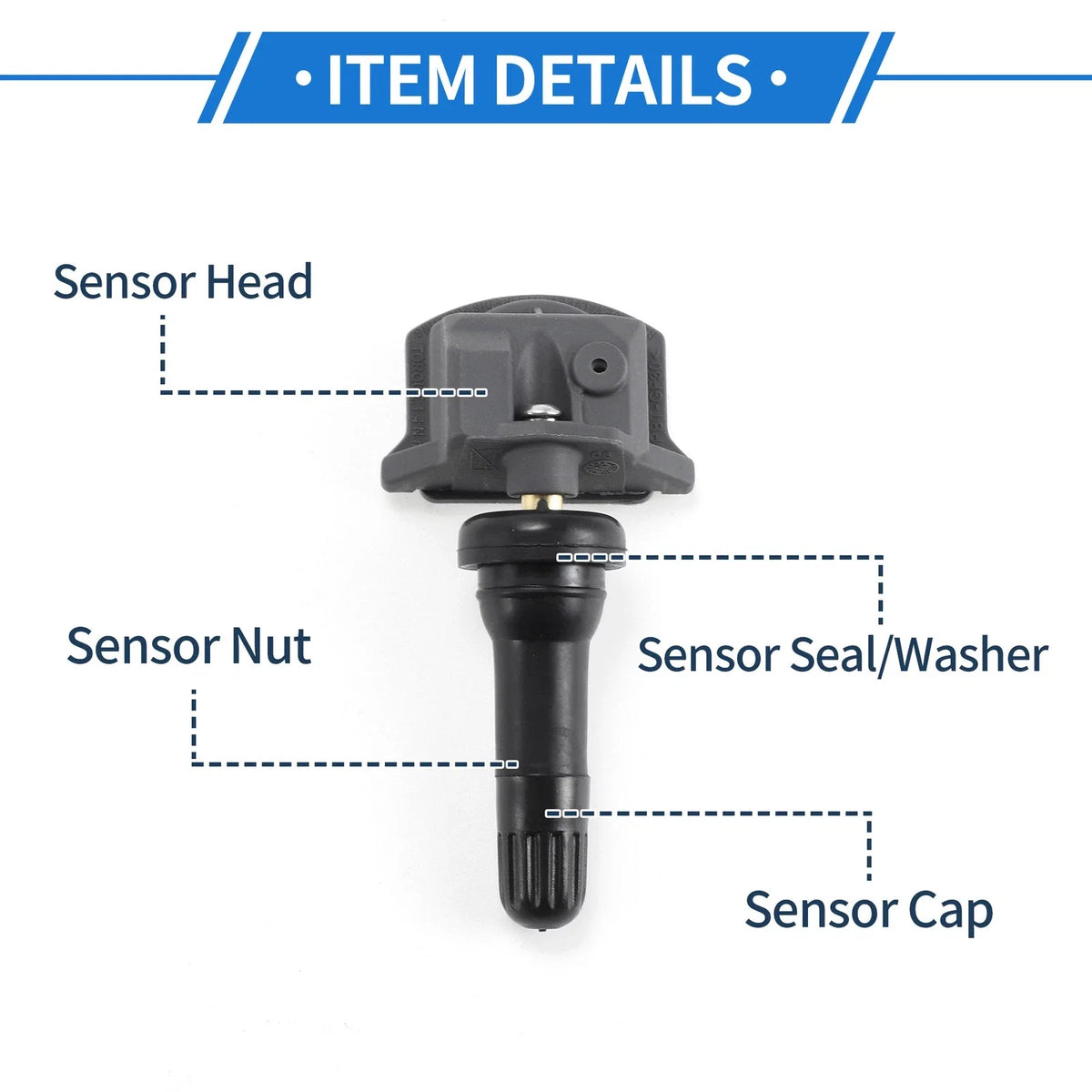 Tire Pressure Sensor for Nissan Altima (2019–2024) 433MHz No.407006UA0A