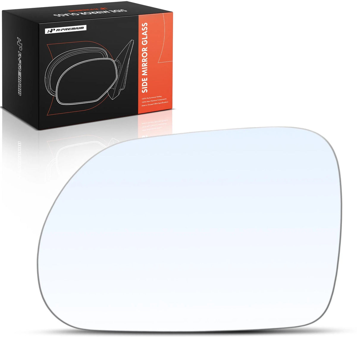 Driver Power Mirror Glass for Kia Soul (2020–2024) - Heated, 87611K0210, KI1324138