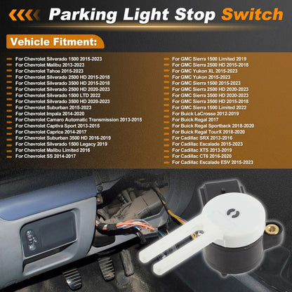 Brake Light Switch for Chevrolet Silverado 1500 (2015–2023) 13583369