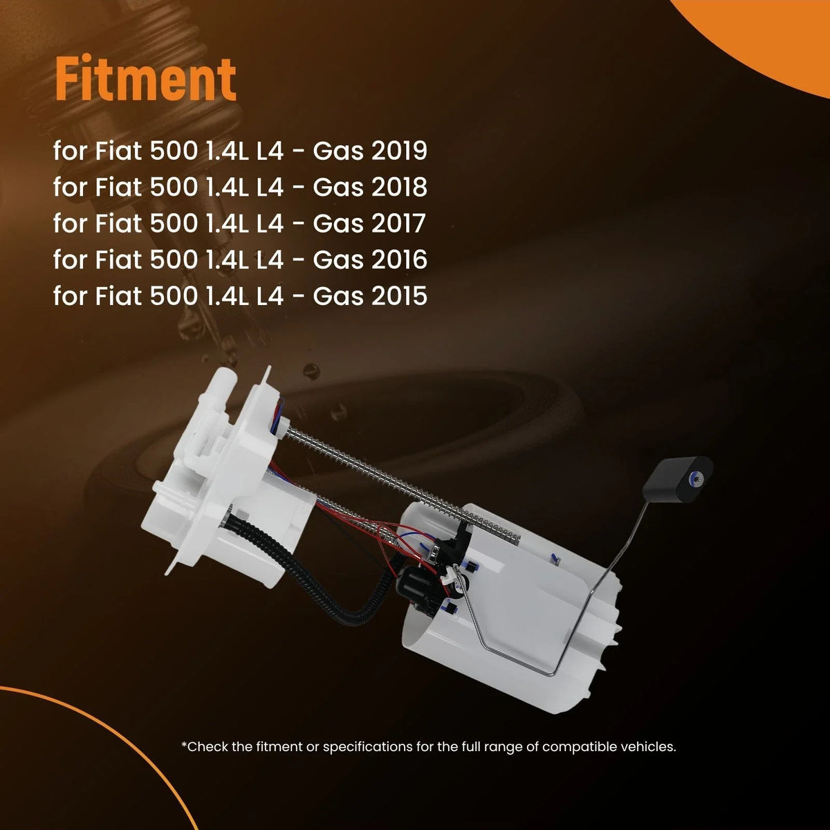 Fuel Pump for Fiat 500 Abarth Turbocharged (2012–2017) 68070715AB SP7085M