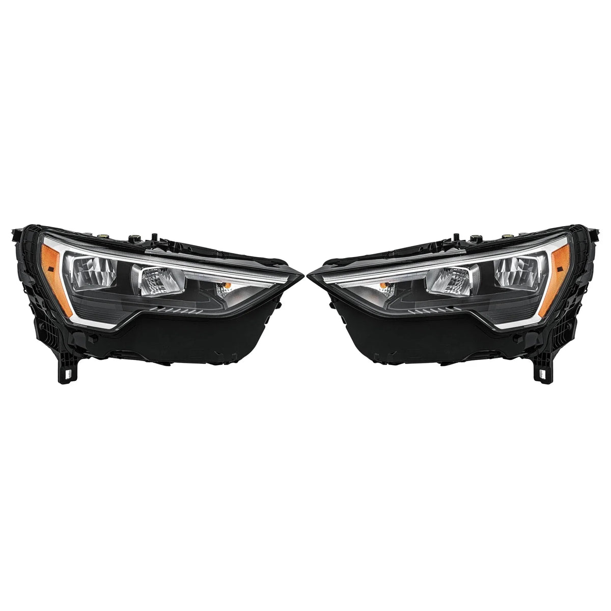 Set of 2 Hella Hybrid/Bulb Headlights for Audi Q3 (2019–2022) RS Q3 (2021)