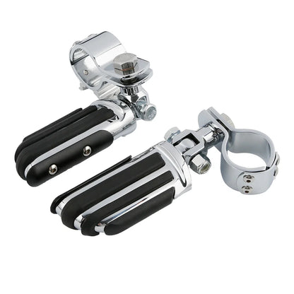 25mm 32mm 35mm Foot Pegs Clamps for Yamaha V-Star XVS1300 XVS650, Honda GL1800