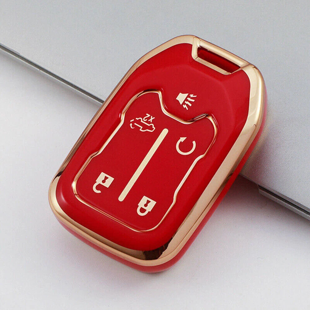 TPU Remote Key Fob Cover Case for GMC Savana Sierra Yukon (USA)
