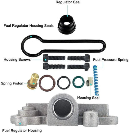 Blue Spring Fuel Pressure Regulator for Ford 6.0L Powerstroke (2003–2007)