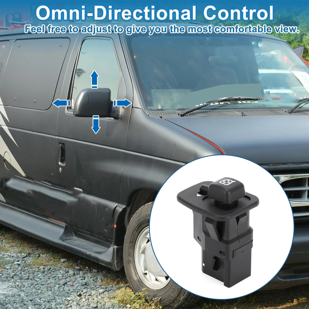 Car Mirror Switch No.F5TZ17B676A for Ford Explorer Crown Victoria E-150 (1991–2010)