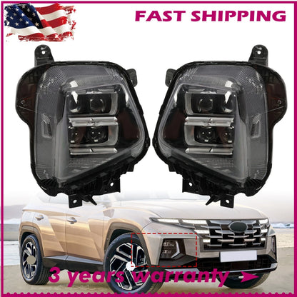 Full LED Headlight Set for Hyundai Tucson (2022–2023) 92101-CW100, 92102-CW100