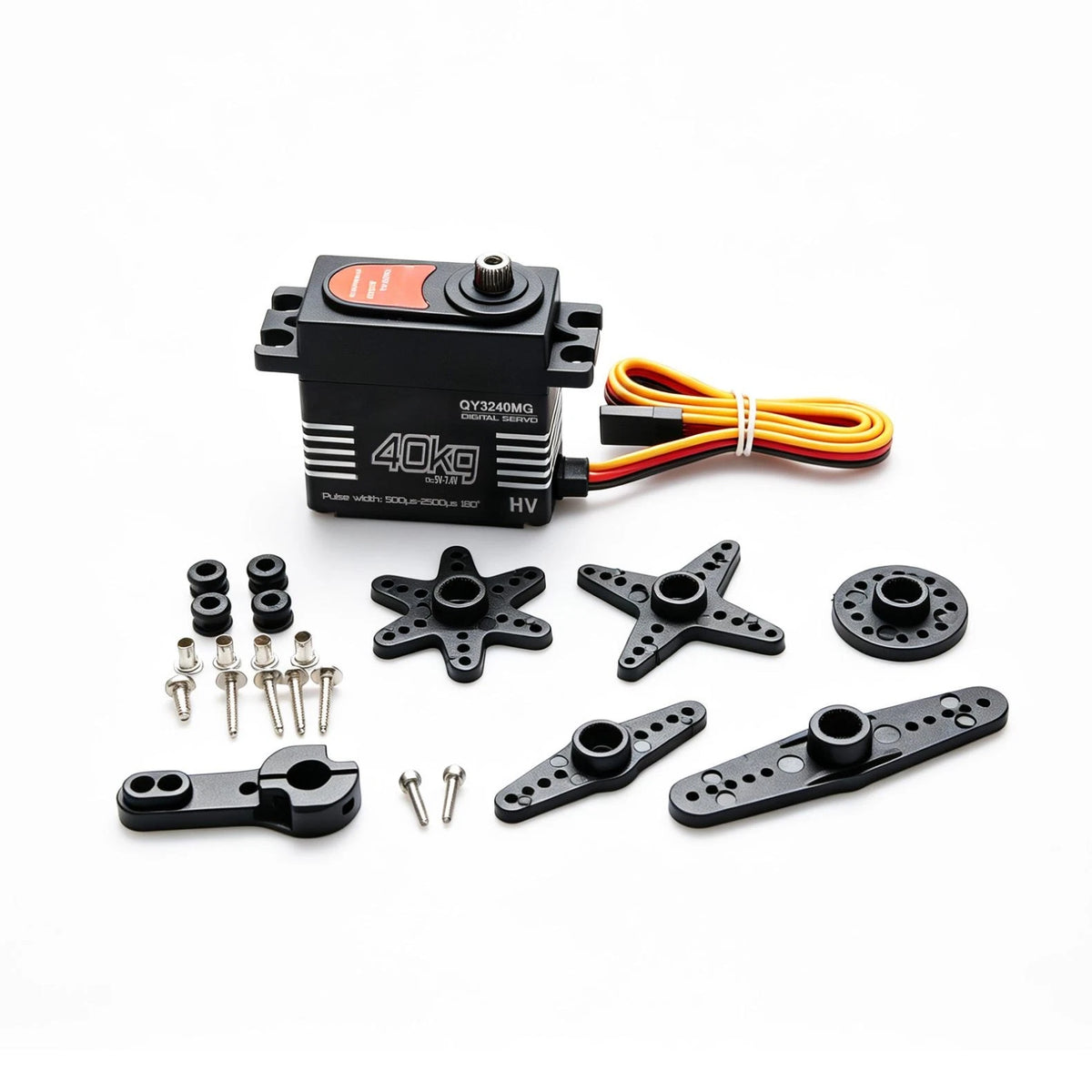 25T High Torque Metal Steering Gear Digital Servo for 1/8 1/10 RC Car