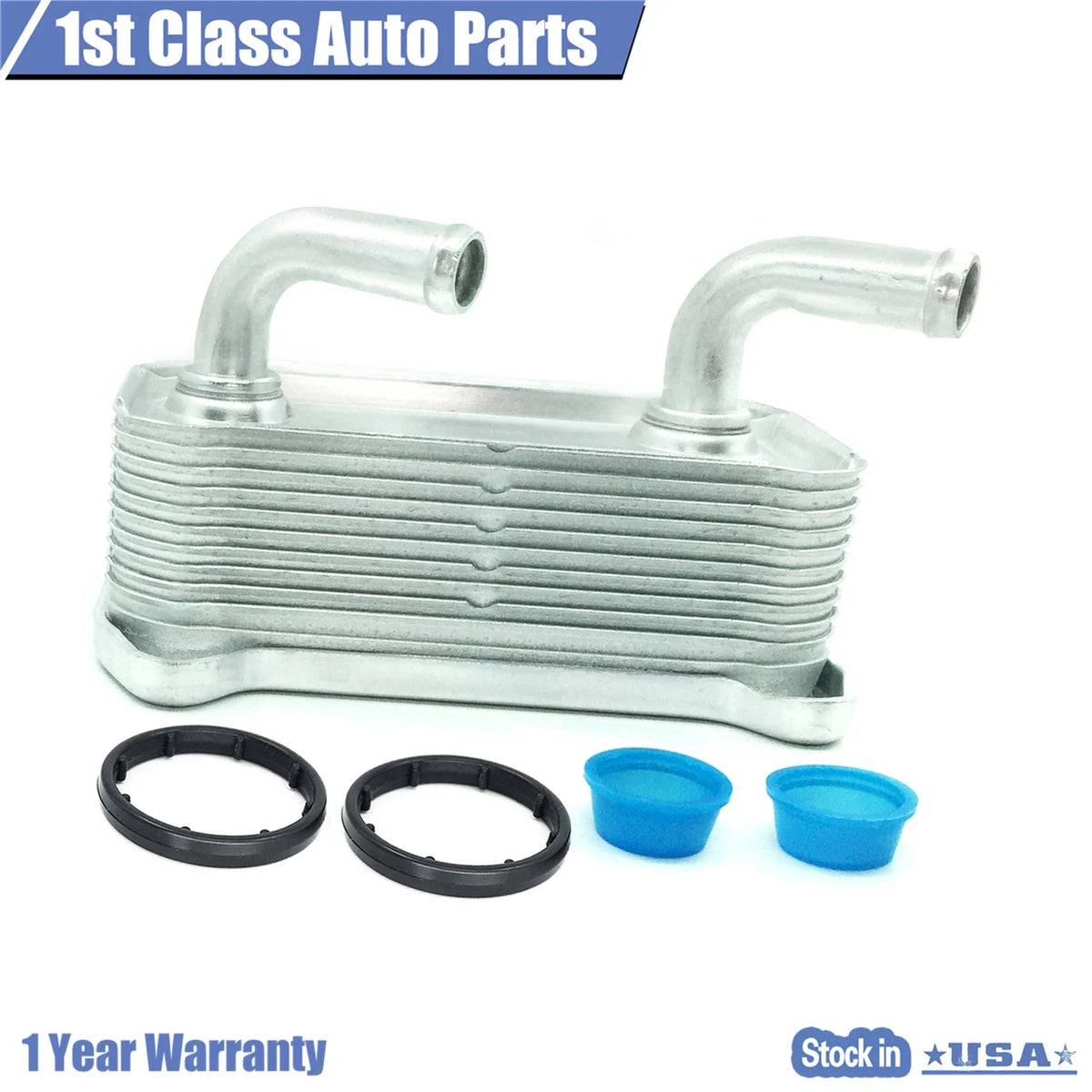 Engine Oil Cooler with O-Rings for Volvo S40 V40 (2000–2004) 376726131 30637079