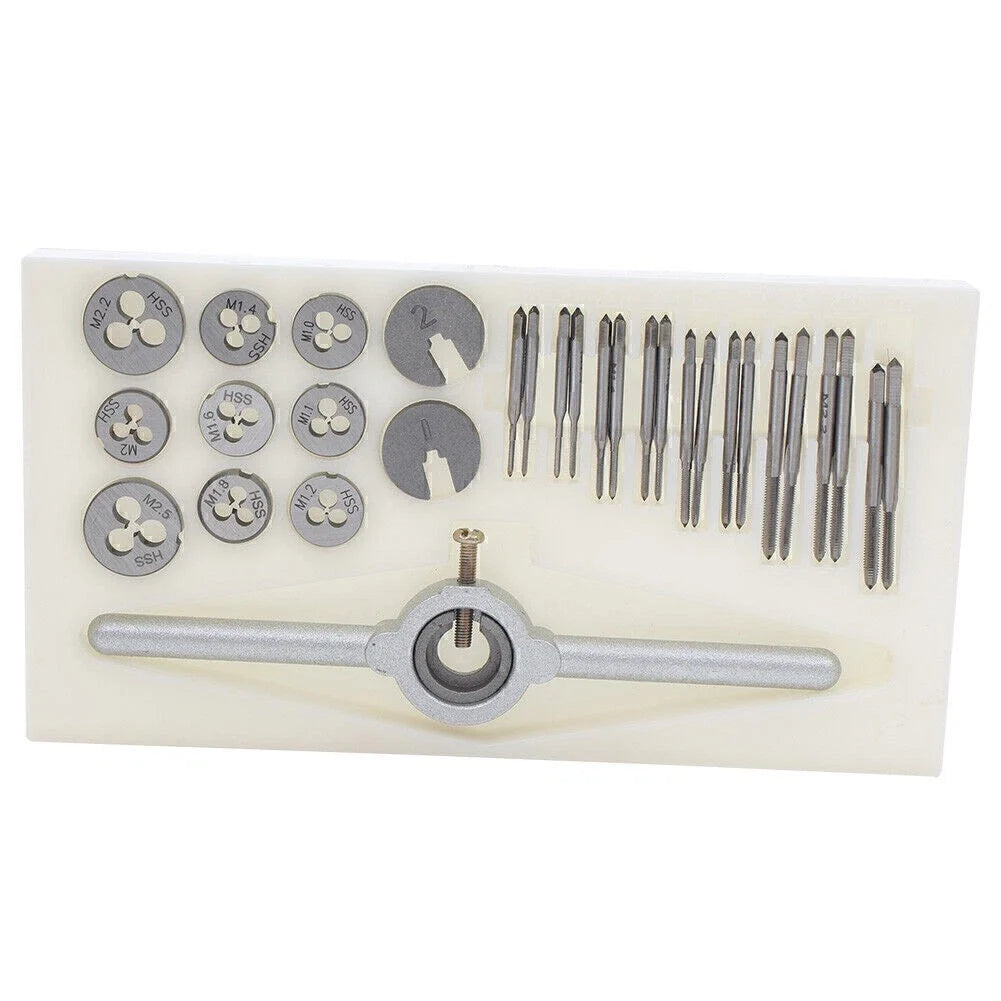 30-Piece Mini Tap & Die Wrench Set M1 M1.1 M1.2 M1.4 M1.6 M1.8 M2 M2.2 M2.5