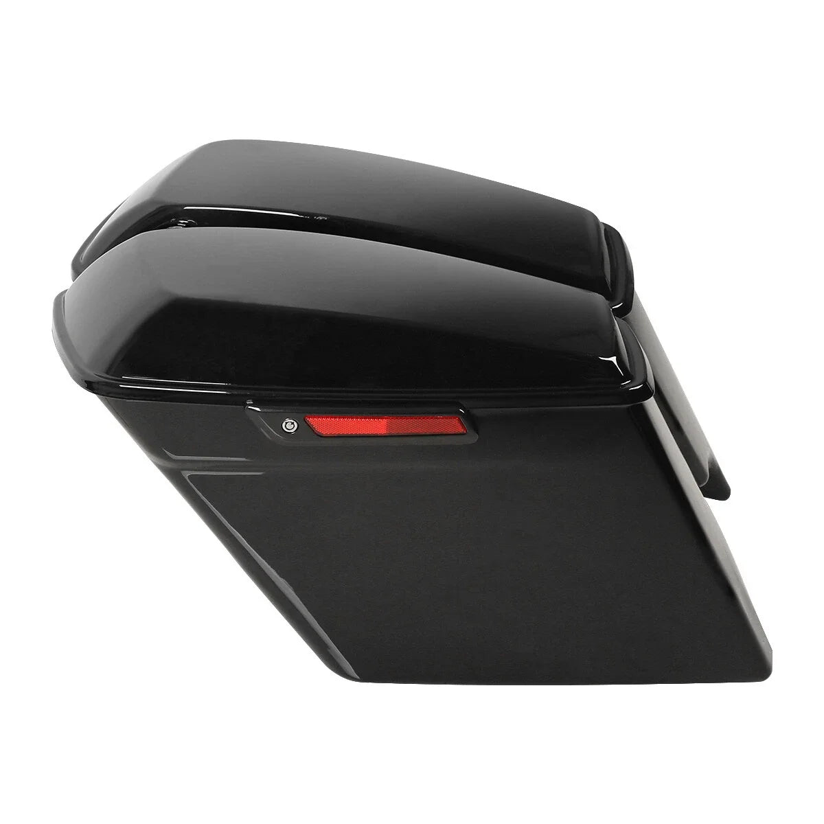 Black King Trunk Stretched Saddlebags for Harley Touring (2014–2023)