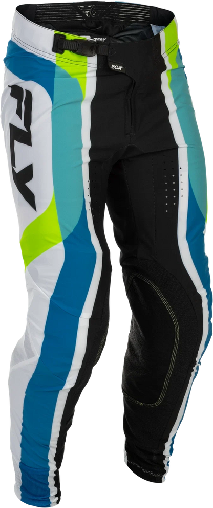 Fly Racing Lite LE Offroad Pants for Men US 36 (White Lime Blue)