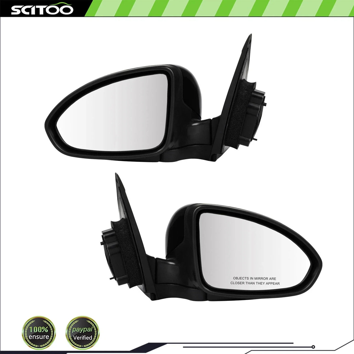 Pair Side Power Mirrors for Chevrolet Cruze (2009–2015) 3 PIN LH & RH