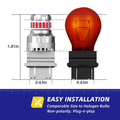 2X LED Turn Signal Light Bulb for (3157/3156)
