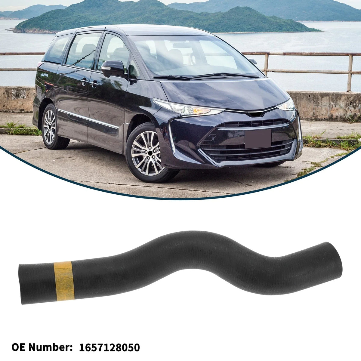 Radiator Hose No. 1657128050 for Toyota Previa 2.4L AT (2004)