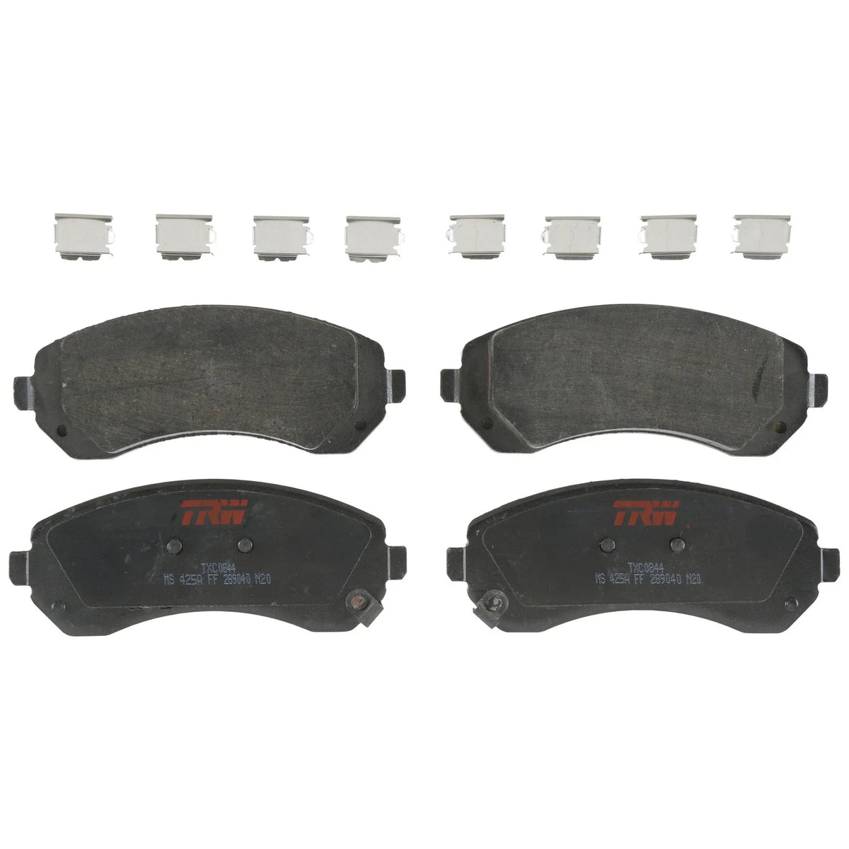 Set of 4 Disc Brake Pads for Buick Rendezvous (2002–2007)