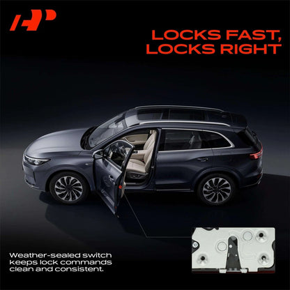 Rear Left Door Lock Actuator for Ford F-150 F-250 (2018–2020) LC3Z1526413D, CK2Z1526413H