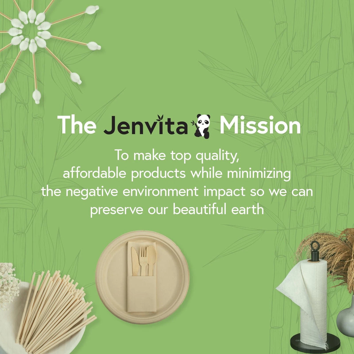 500 Pack Bamboo Cotton Swabs Double Tipped Ecofriendly for All Ages and Pets
