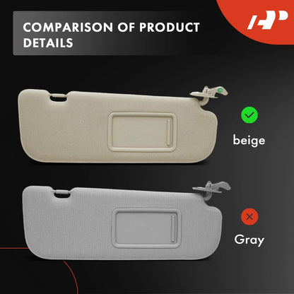 Sun Visor with Mirror for Hyundai Elantra (852103X000TX)