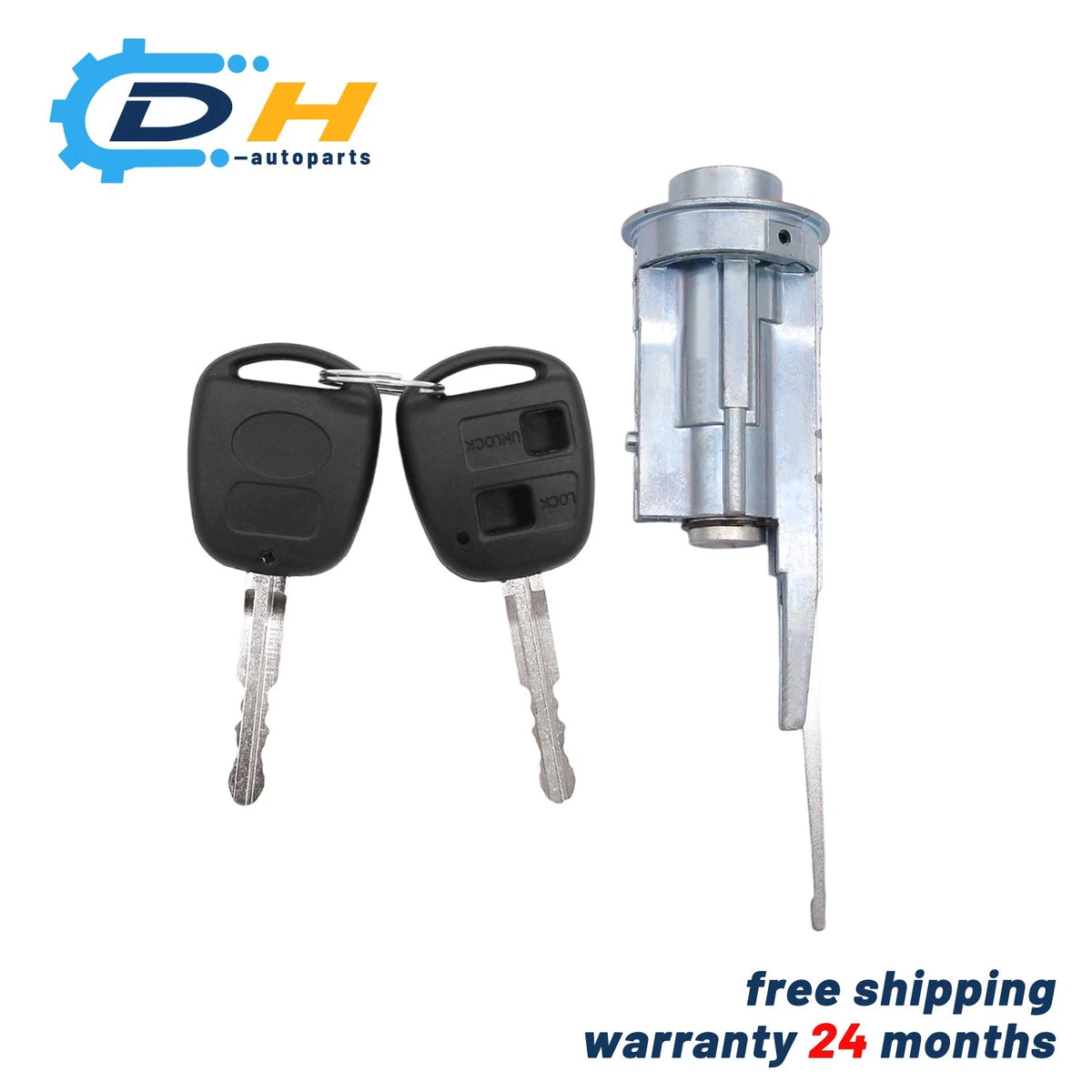Ignition Lock Cylinder Key Switch for Toyota Tundra (2003–2006) 89703-33070, 69052-34040, 69051-34040