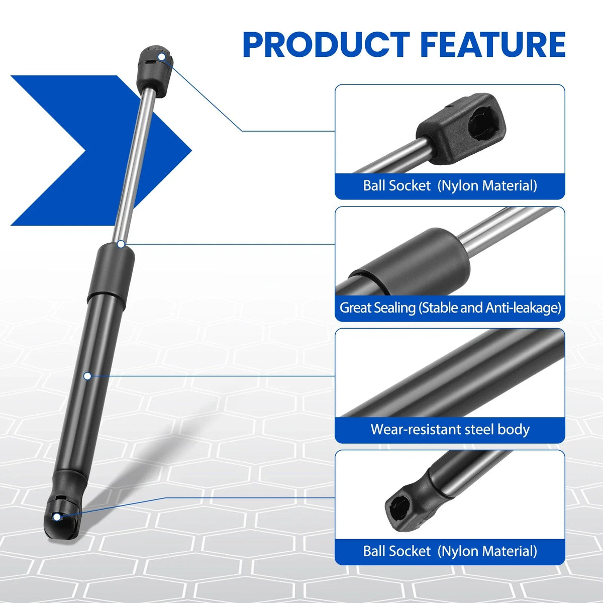 2Pcs Rear Trunk Lift Supports for Dodge Challenger (2008–2021) Coupe