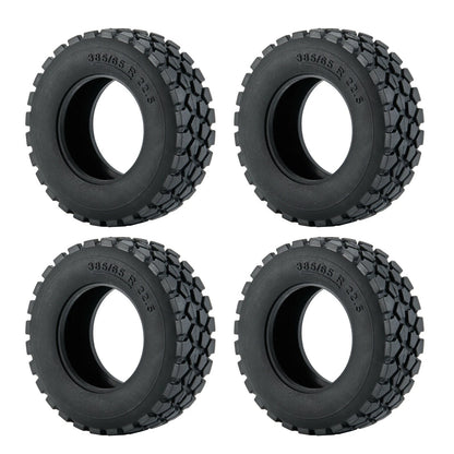 Set of 4 Rubber Tires for Tamiya 1/14 RC Tractor Truck