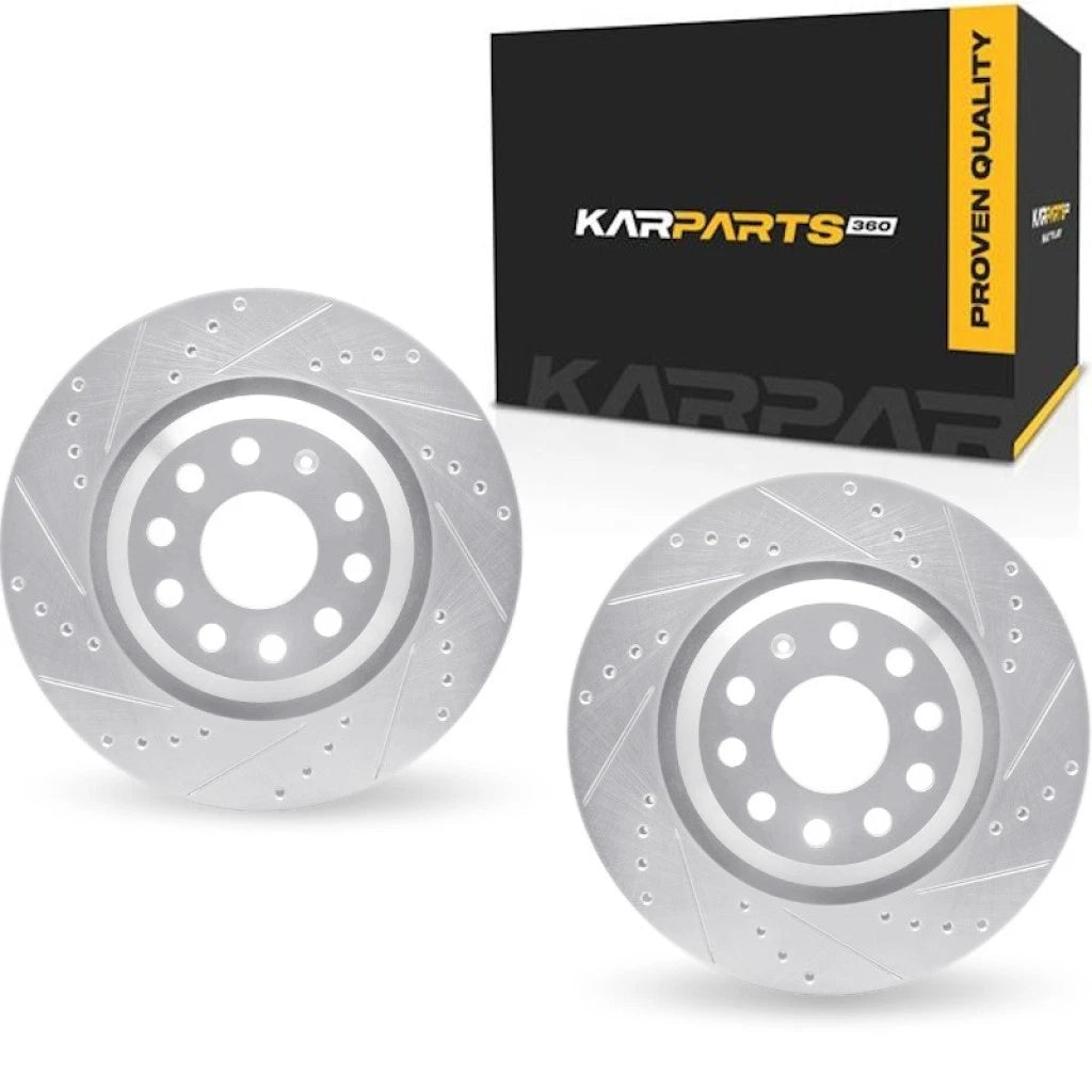 Drilled and Slotted Brake Rotors for Volkswagen Golf (2013) ALX-PAU-DF-7002-74043-CLA6