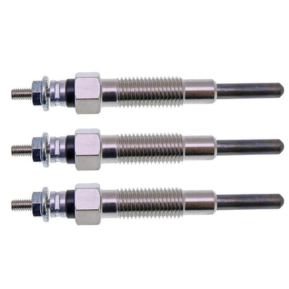3X Glow Plug 32A66-03102 for Mahindra Max 24 HST, Max 25 HST, Max 26 HST