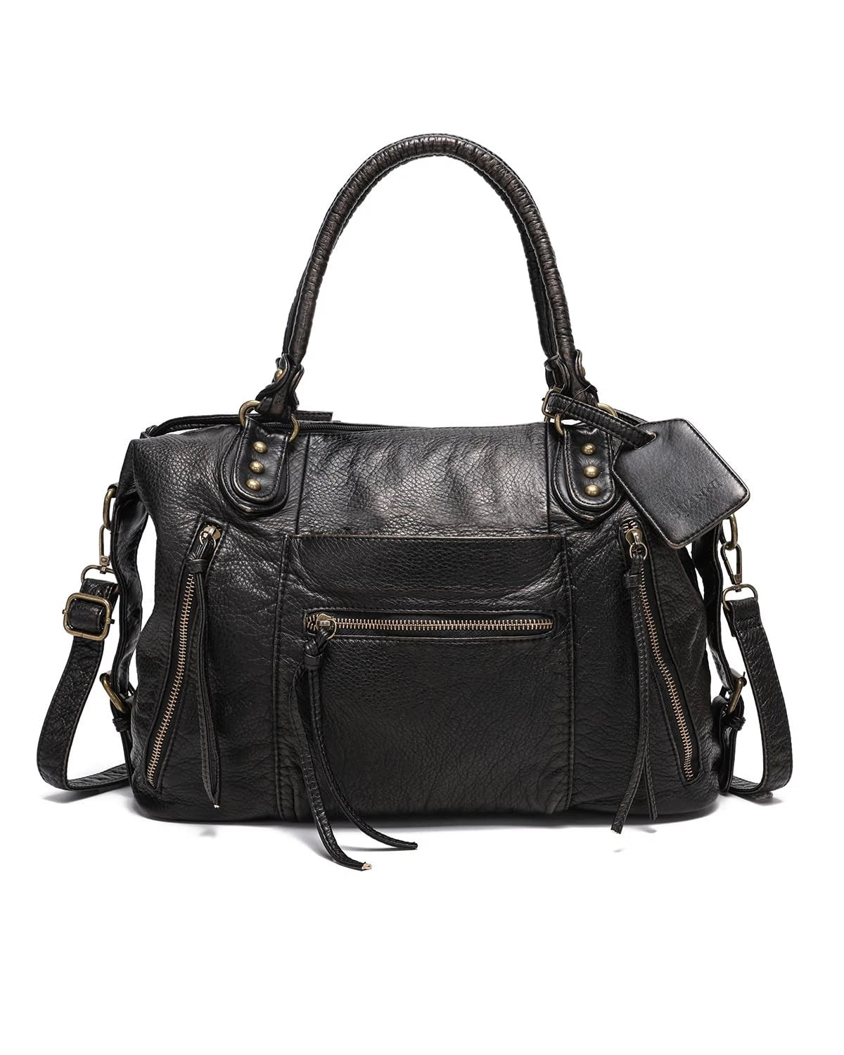 Vegan Leather City Tote for Universal Fit (15.5 x 5.1 x 11.8 inches)