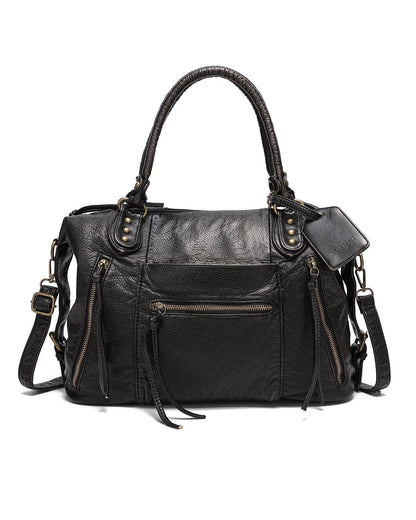 Vegan Leather City Tote for Universal Fit (15.5 x 5.1 x 11.8 inches)