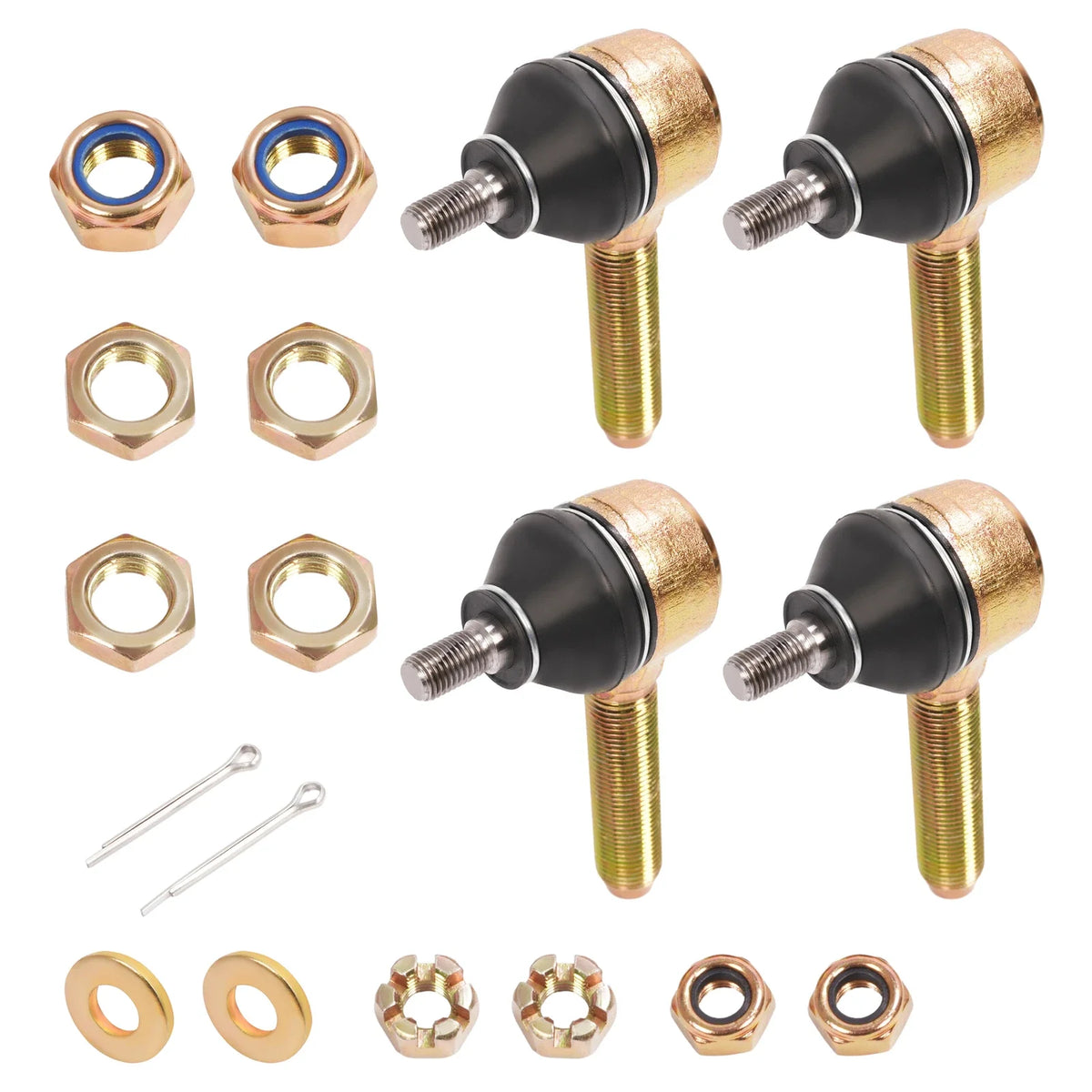 Set of 2 Outer Tie Rod Ends for Yamaha Raptor 660R 700 (2001–2005)