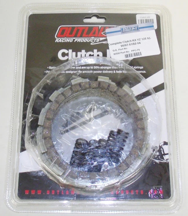 Complete Clutch Kit for Yamaha YZ 125 (1993–1995, 1997–2004) - PPC-70