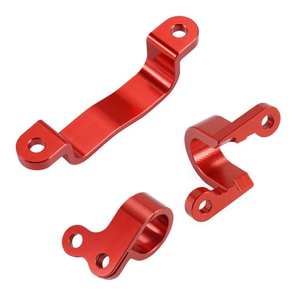 Set of 2 Rear Brake Line Hose Cable Clamps for Honda CRF450R CRF450X (2002–2017)