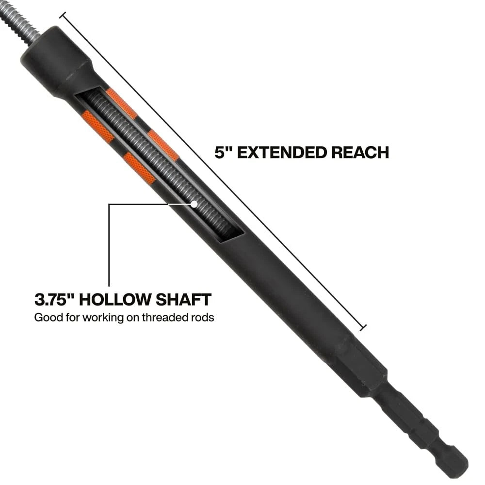 Set of 6 Magnetic Hollow Impact Nut Drivers for Klein Tools 32940