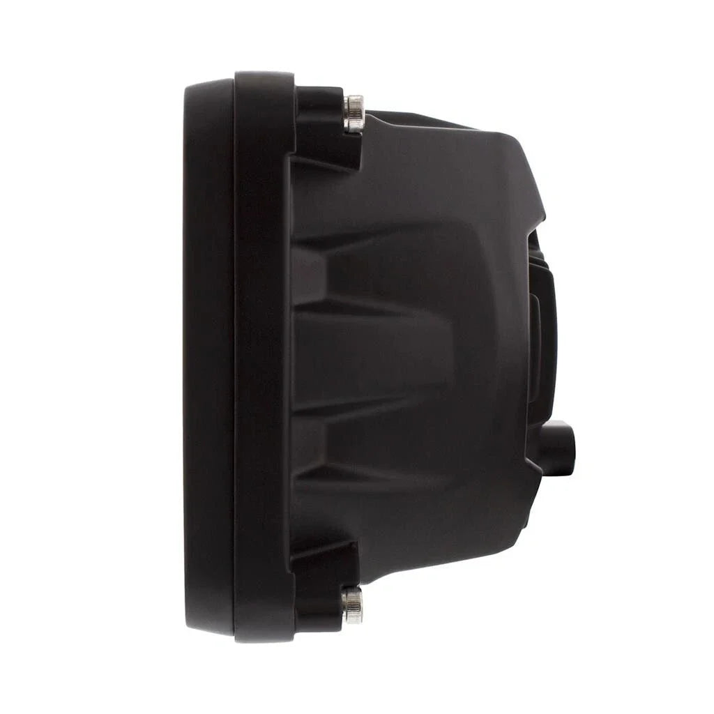 Heated LED Low Beam Headlights for ULTRALIT 4x6 Black Glass Lens Pair (—)