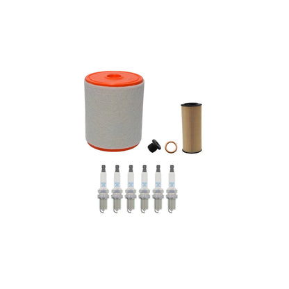 Wix Engine Air Oil Filters & NGK Spark Plugs Kit for Audi A6 A7 A8 Quattro (2010–2020)