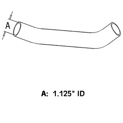 Lower Radiator Hose for John Deere Compact Tractor 1050 (1.125" I.D.)