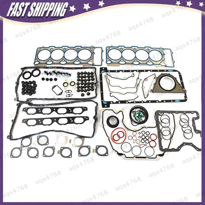 Engine Gasket Seals Overhaul Kit for BMW 750i X5 550i (E63 E65 E66) 11 12 7 530 256, 11 14 7 512 101