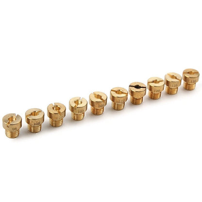 10Pcs Brass Carburetor Main Jets for Dellorto PHBG SHA 5mm