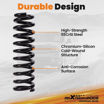 Front 1-3" Heavy Duty Coil Spring for Toyota 4Runner Tacoma FJ Cruiser (2003–2023)